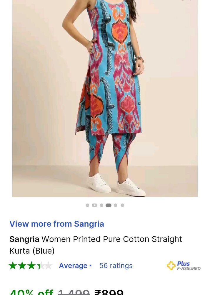 Women sangria brand cotton xxl Kurta