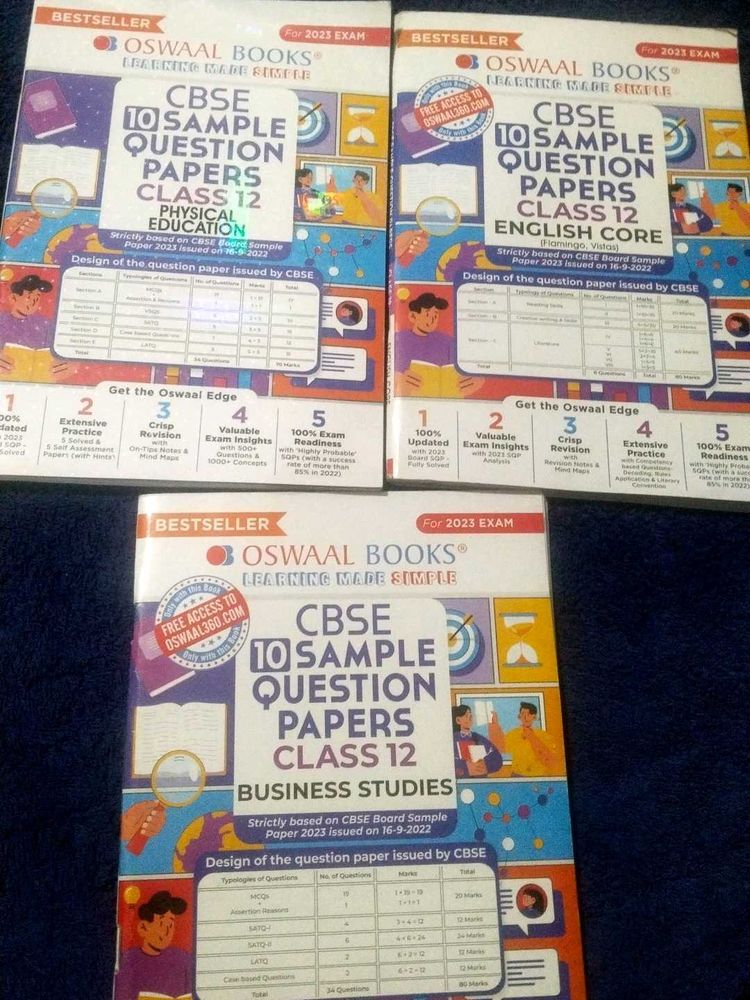 Oswaal Books CBSE Class 12 Sample Papers