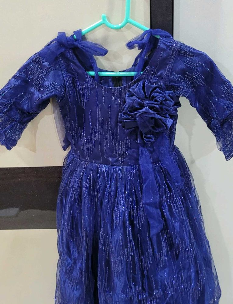 Sparkling Blue Party Dress