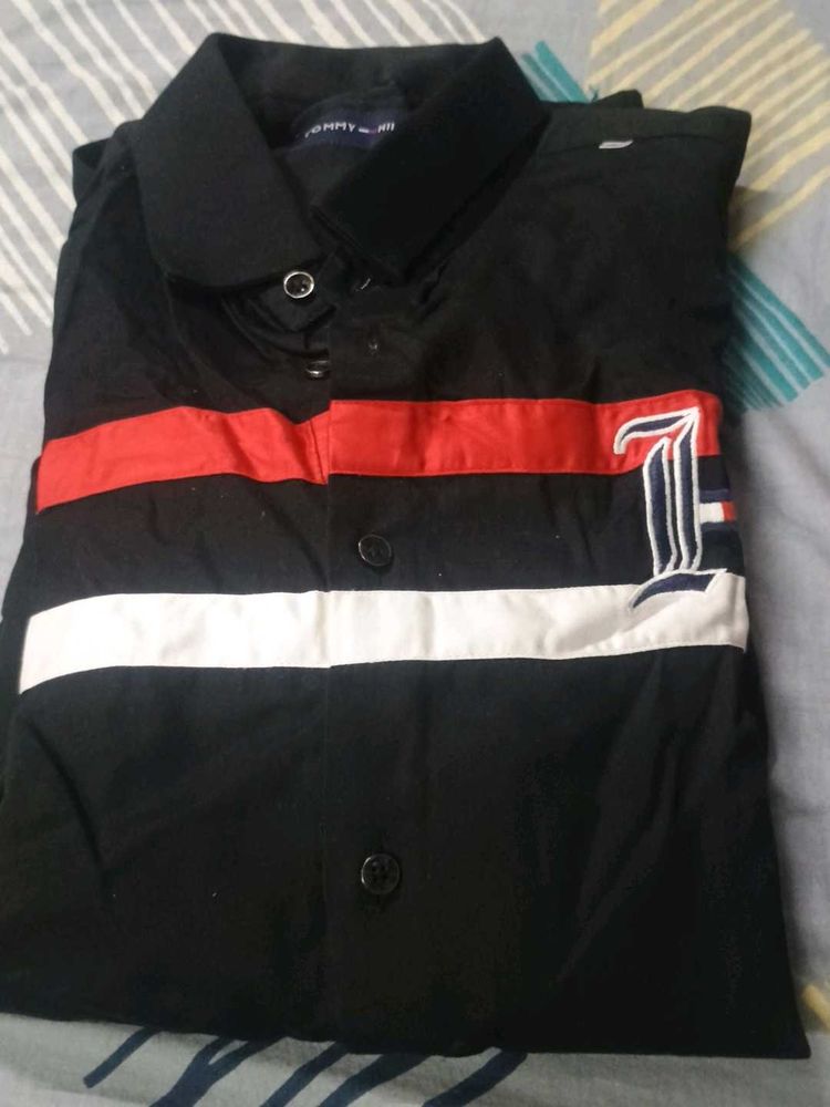 Tommy Hilfiger Black Striped Shirt
