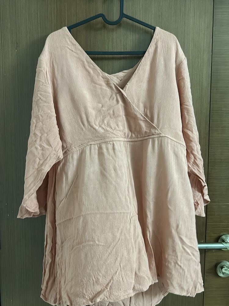 Very Pretty Peach Pure Cotton One Peice