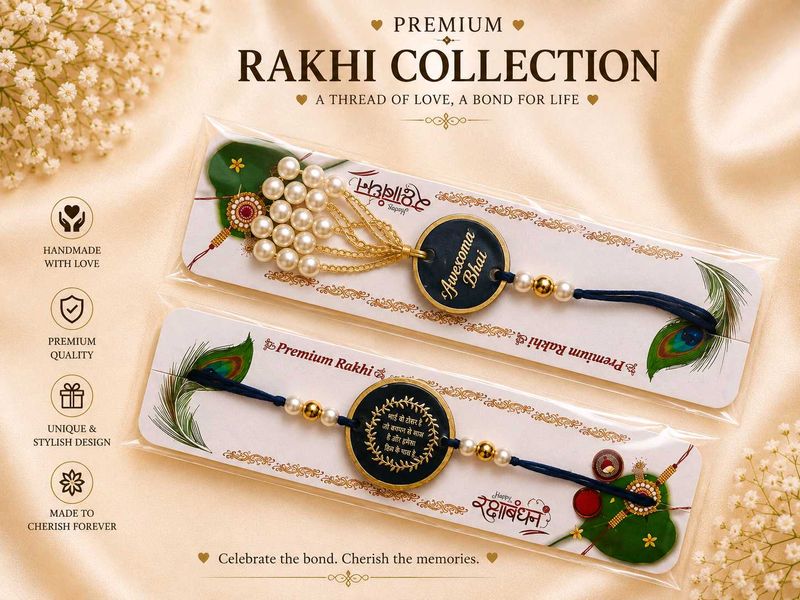 bhaiya bhabhi Rakhi set new
