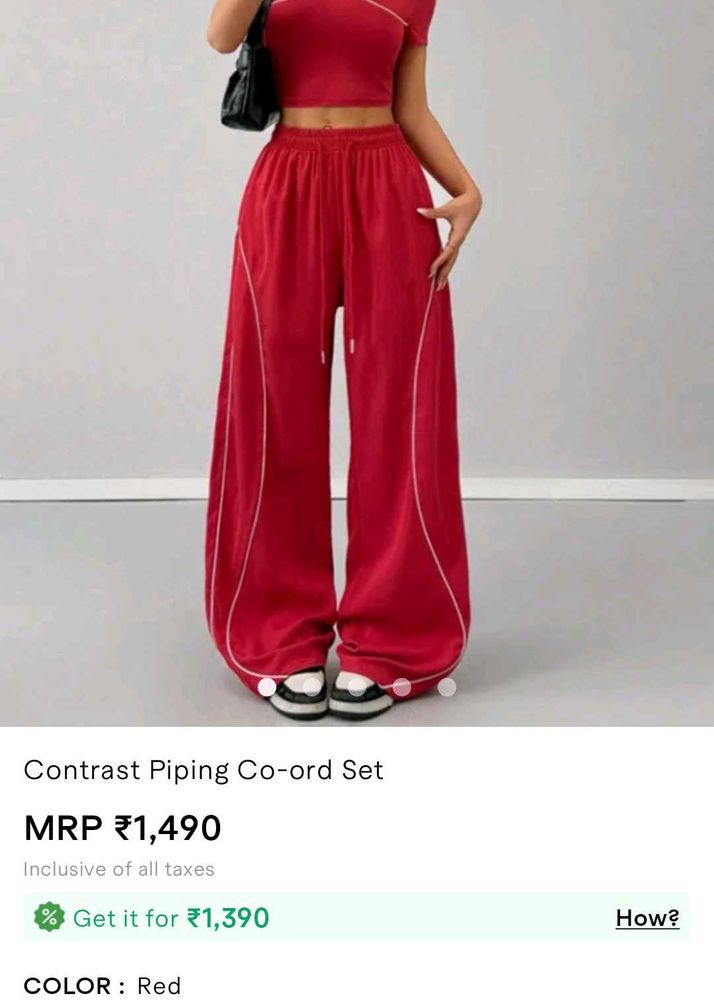 Red Co-ord Set