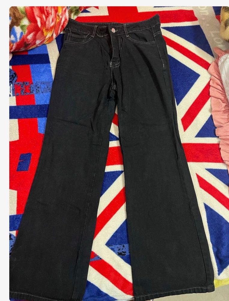 Black Wide Leg Jeans
