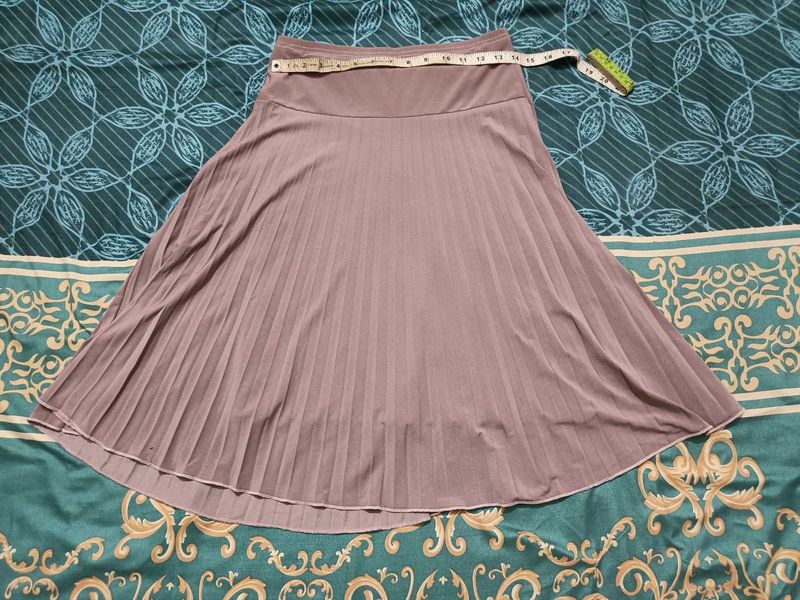 Pleated Midi Skirt