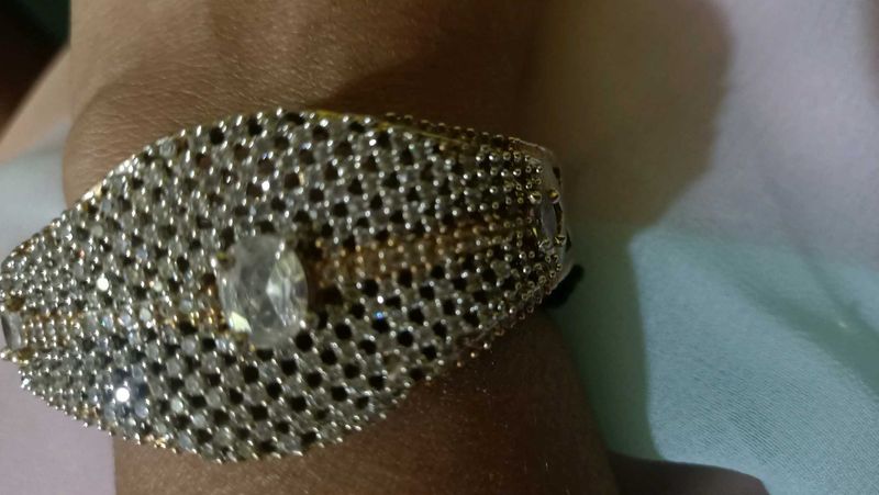 AD Krish Sparkling Statement Bracelet