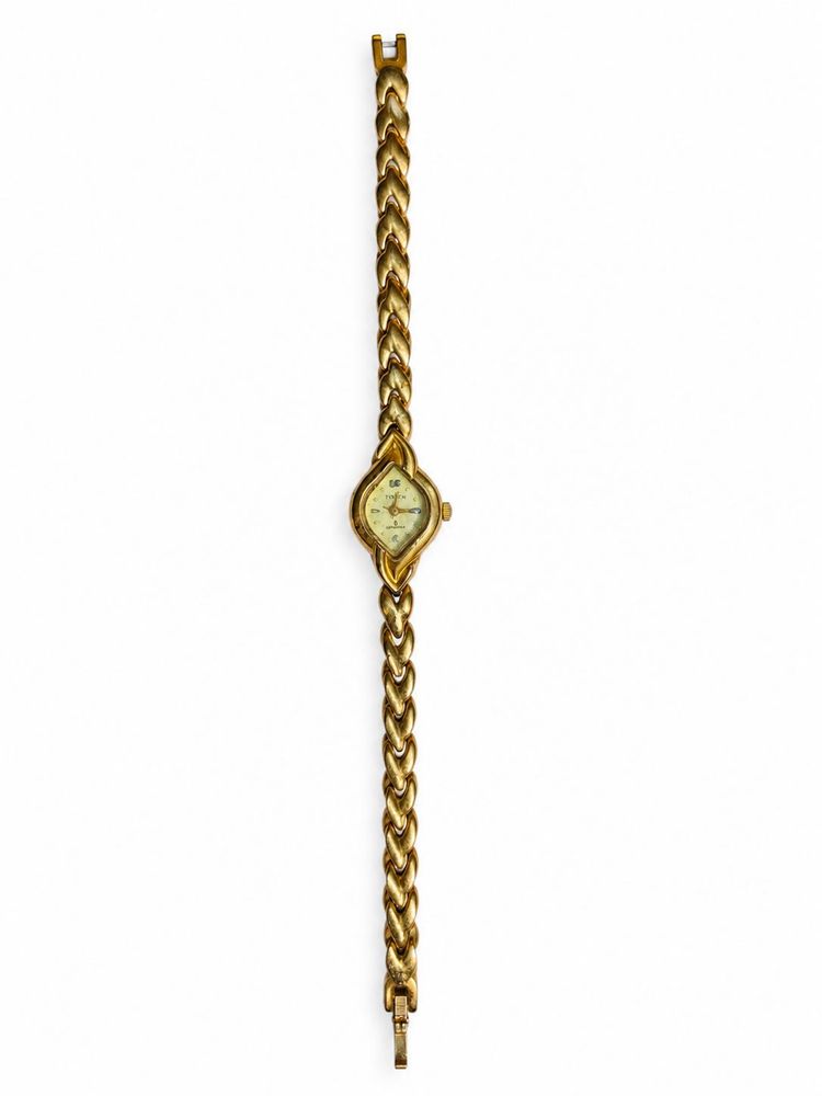 Elegant Gold Tone Ladies Watch