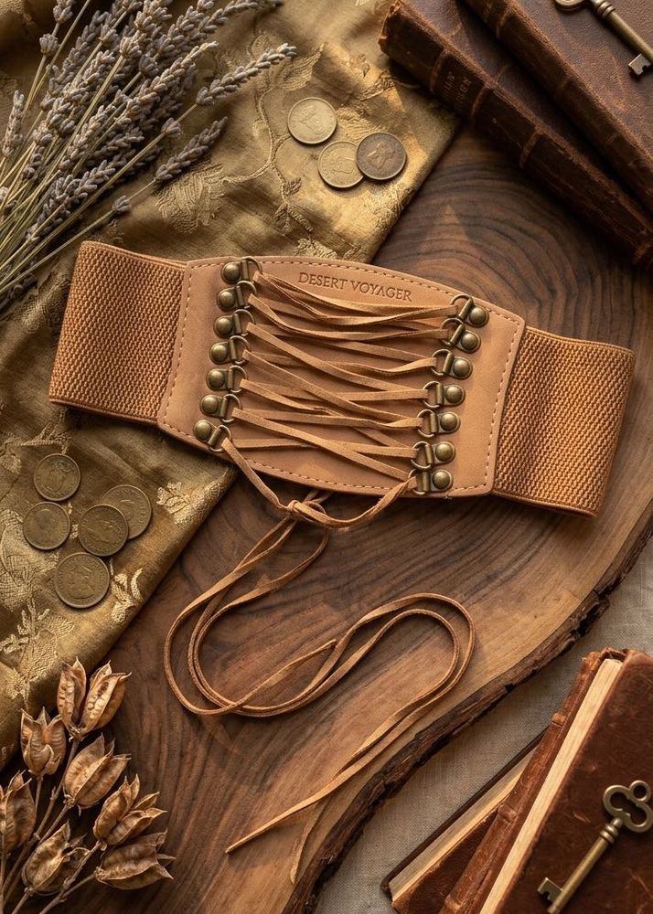 New Boho Fringed Elastic Corset Belt l Last pc