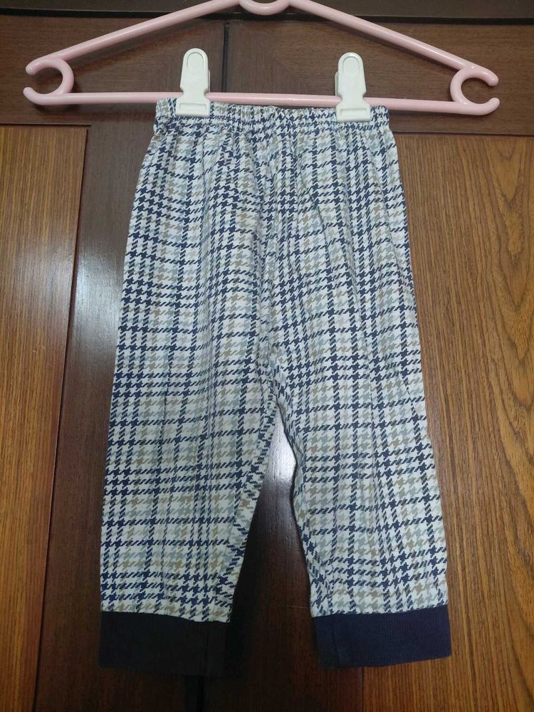 Baby Girls Plaid Trousers