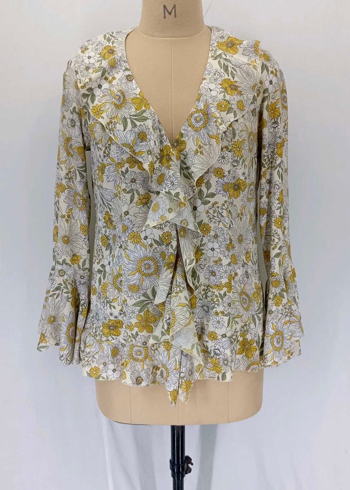 Floral Ruffle Blouse