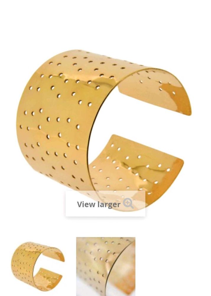 Gold Tone Cuff Bracelet