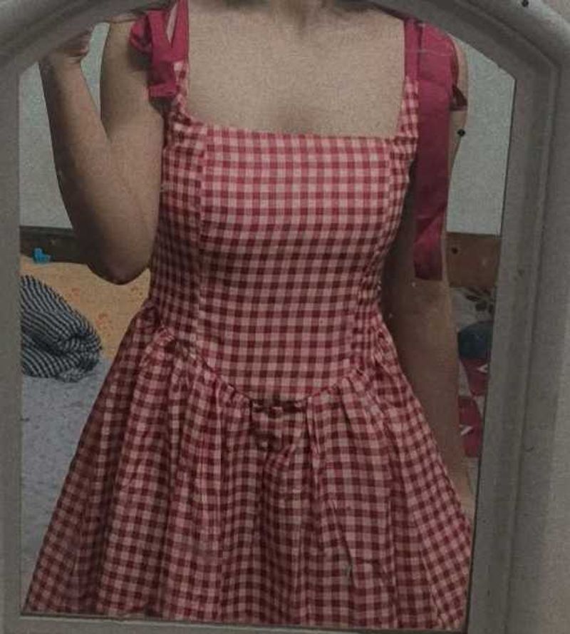 Red Gingham Dress