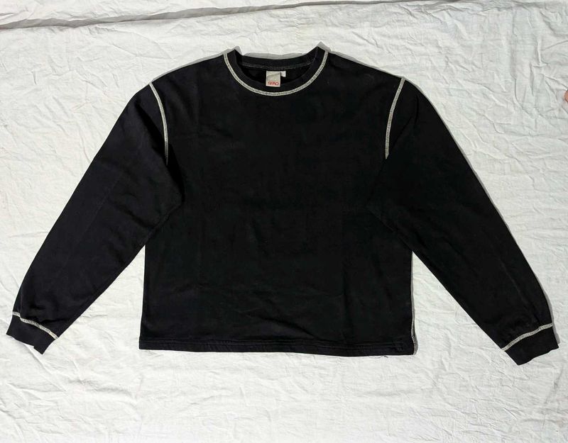 Black full sleeves T-shirt