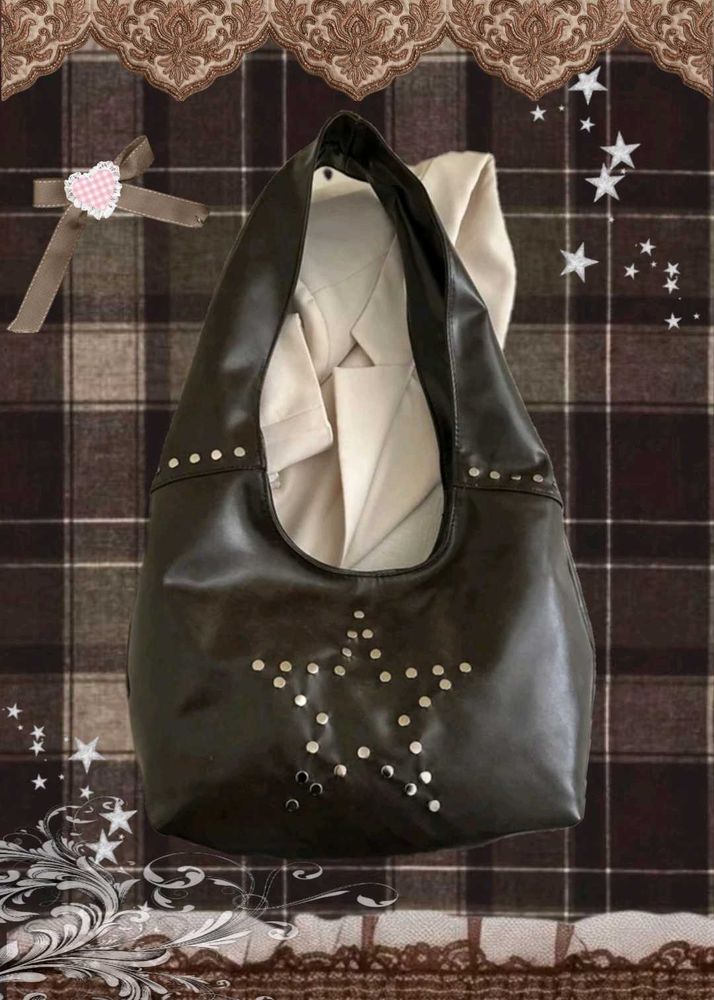 Y2K Star Studded hobo bag⋆˚꩜｡˙⋆✮