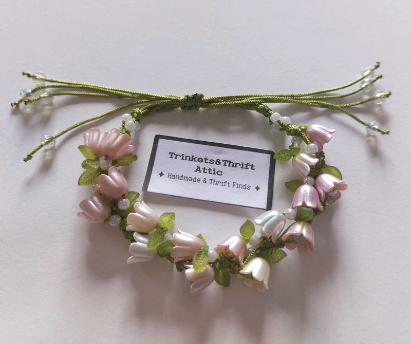 Floral Beaded Bracelet