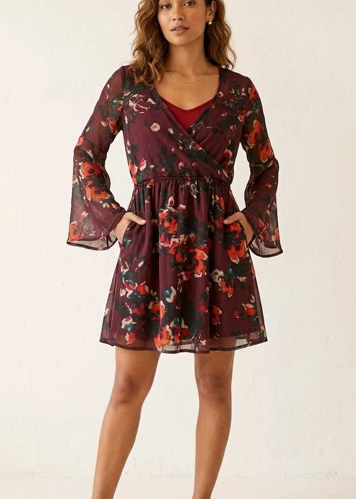 summer vacations!!Floral Print Mini Dress