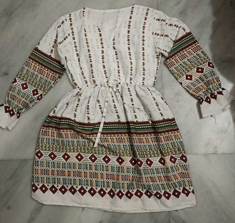 Boho Print Long top