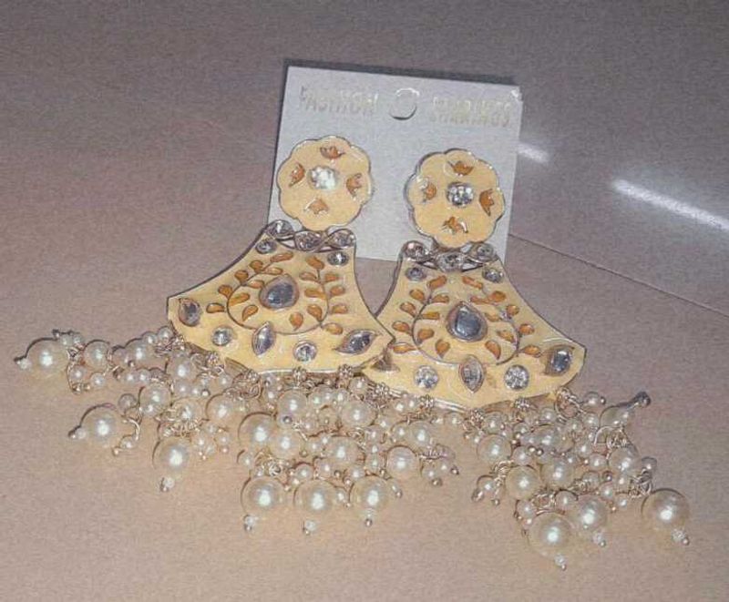 Elegant Pearl Drop Earrings