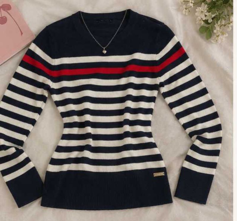 Striped Long Sleeve Sweater