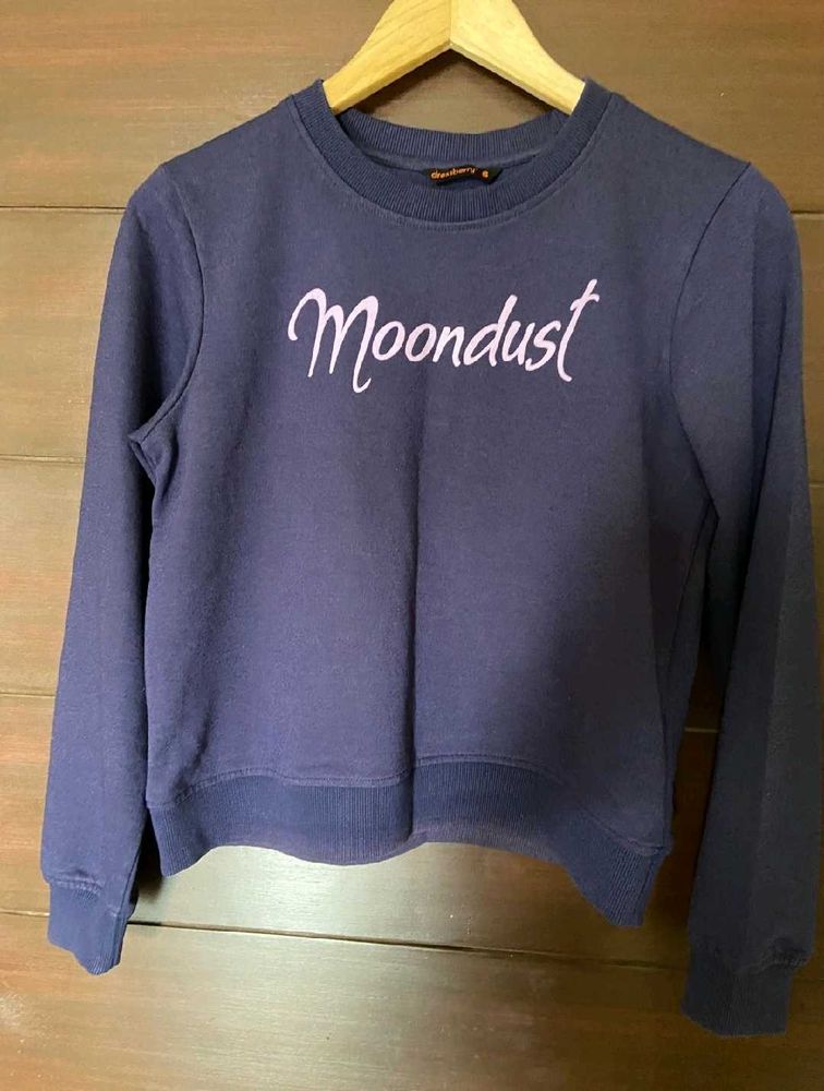 Navy "Moondust" Crewneck Sweatshirt