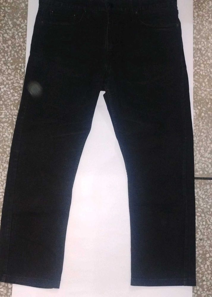Classic Black Denim Jeans