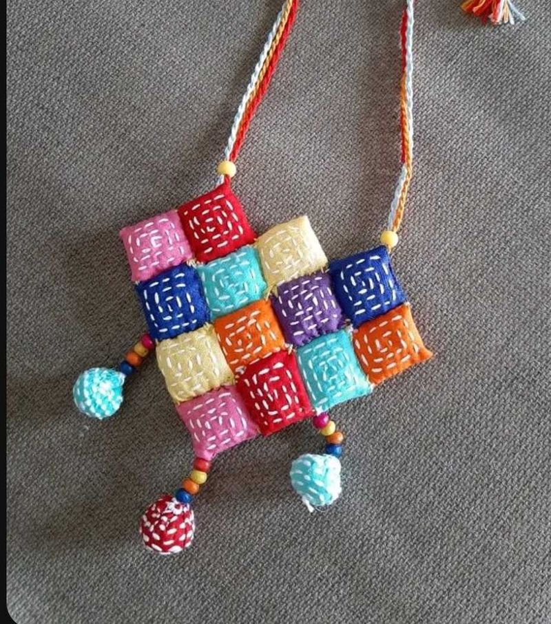 Fabric Necklace