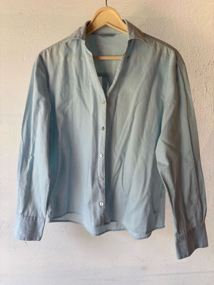 Light Blue Button-Up Shirt