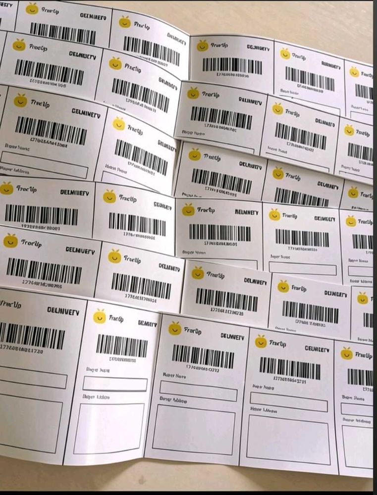 Customizable Shipping Labels with Barcode
