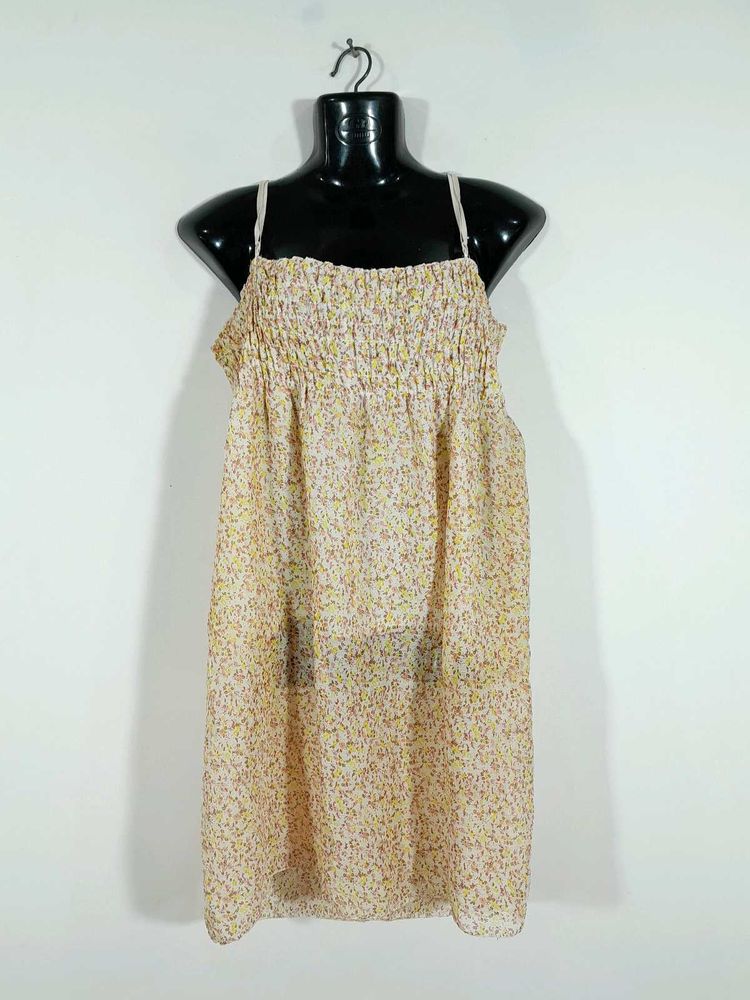 Multi Color Printed A Line Dress Women's
