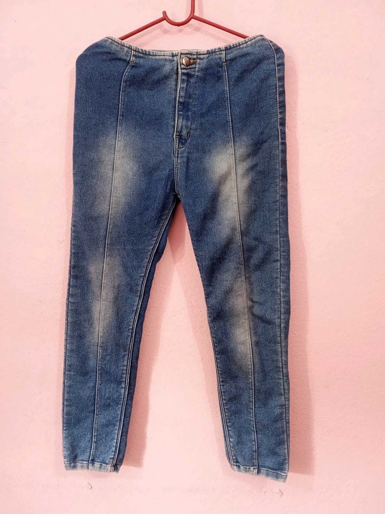 Blue Wash Denim Jeans