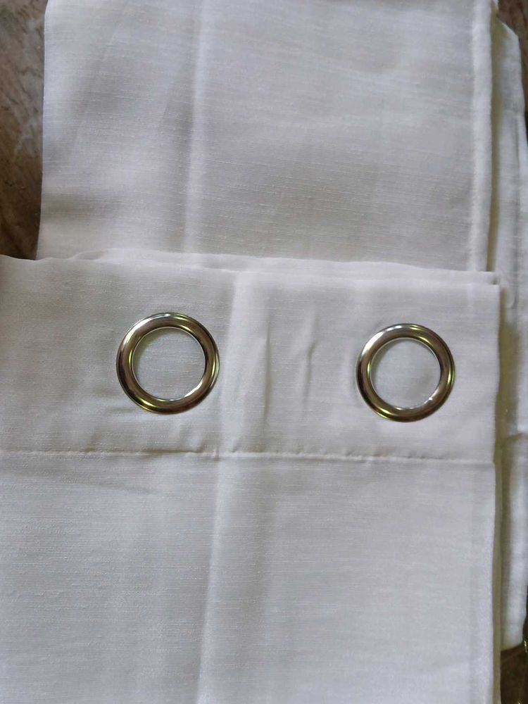Elegant White Curtain Panel Pack of 2