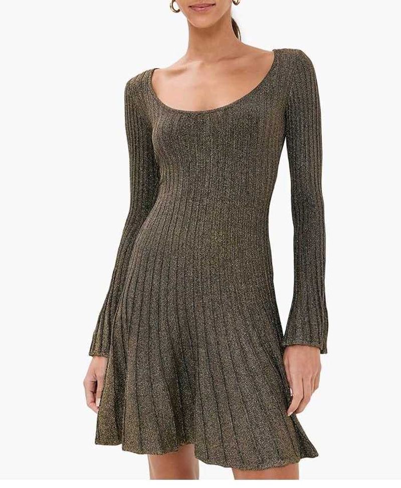 Sparkly Knit Mini Dress