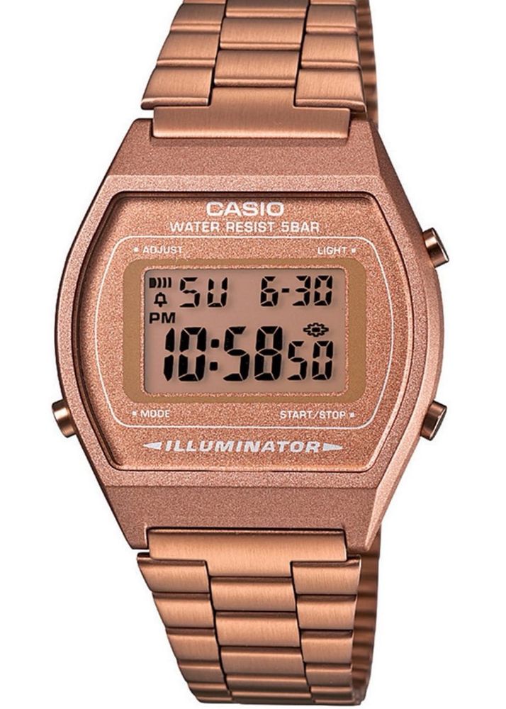Casio Vintage Rose Gold Digital Watch