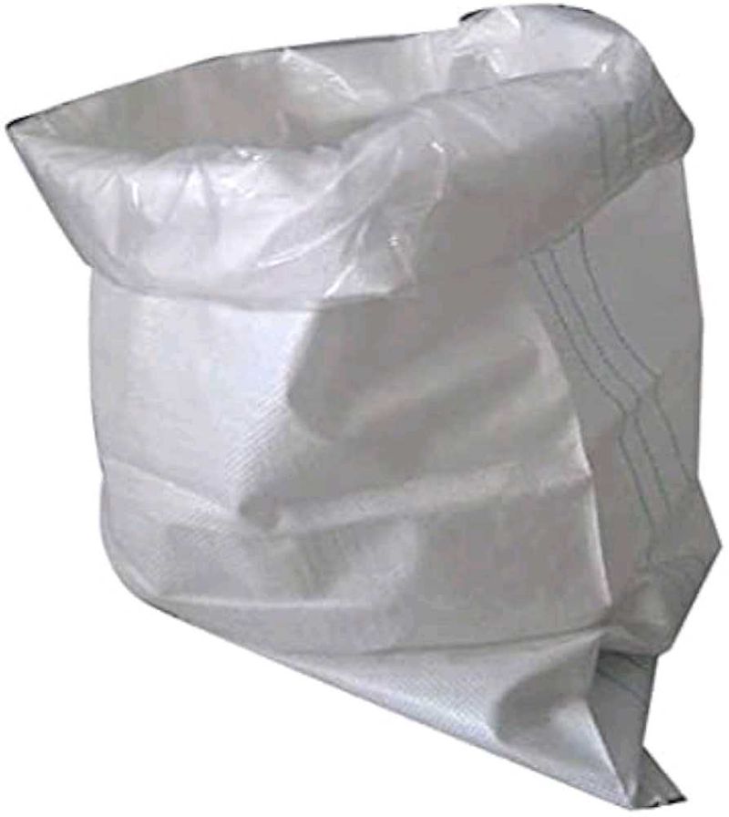 pack of 3 , 50 kg bori Durable White Woven Bag