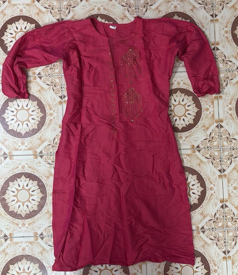 Elegant pink Kurta