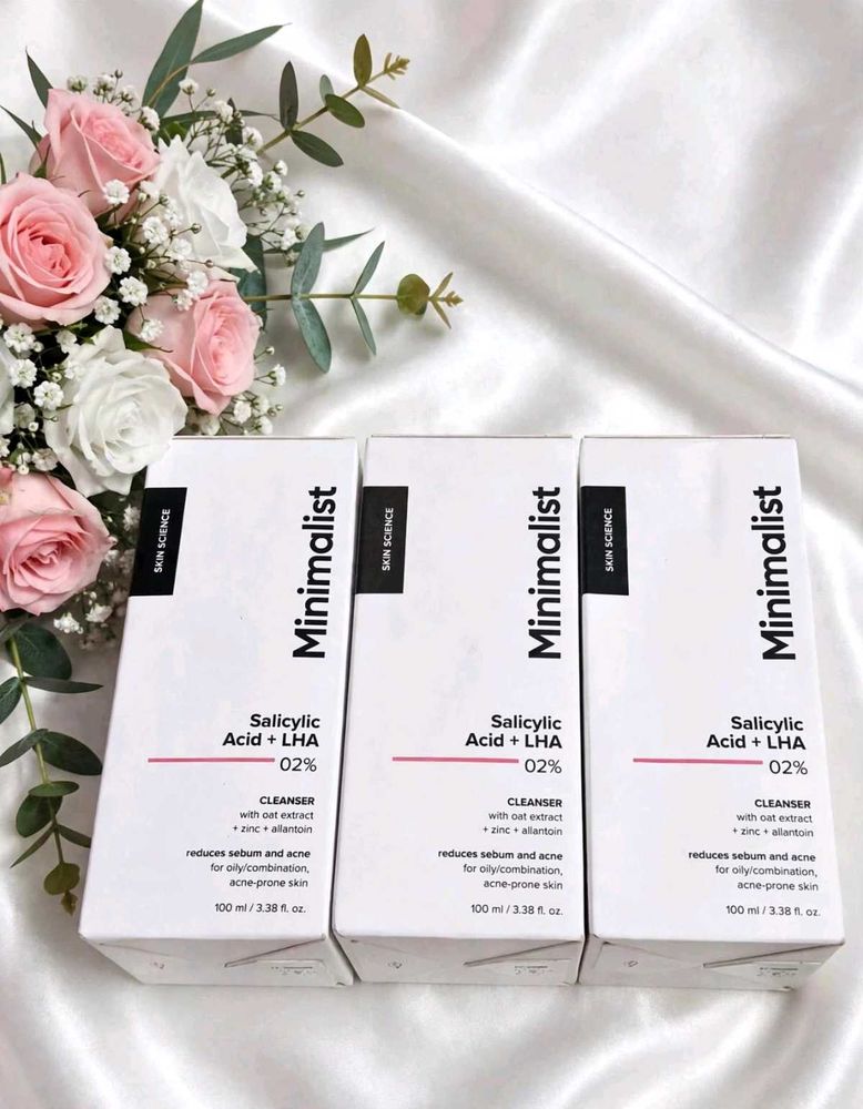 Pack of 3 Minimalist Anti-Acne Salicylic Acid 2% F