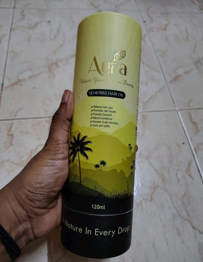 New Aura 18 Herbs Hair Oil