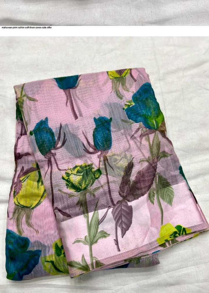 Floral Print Saree