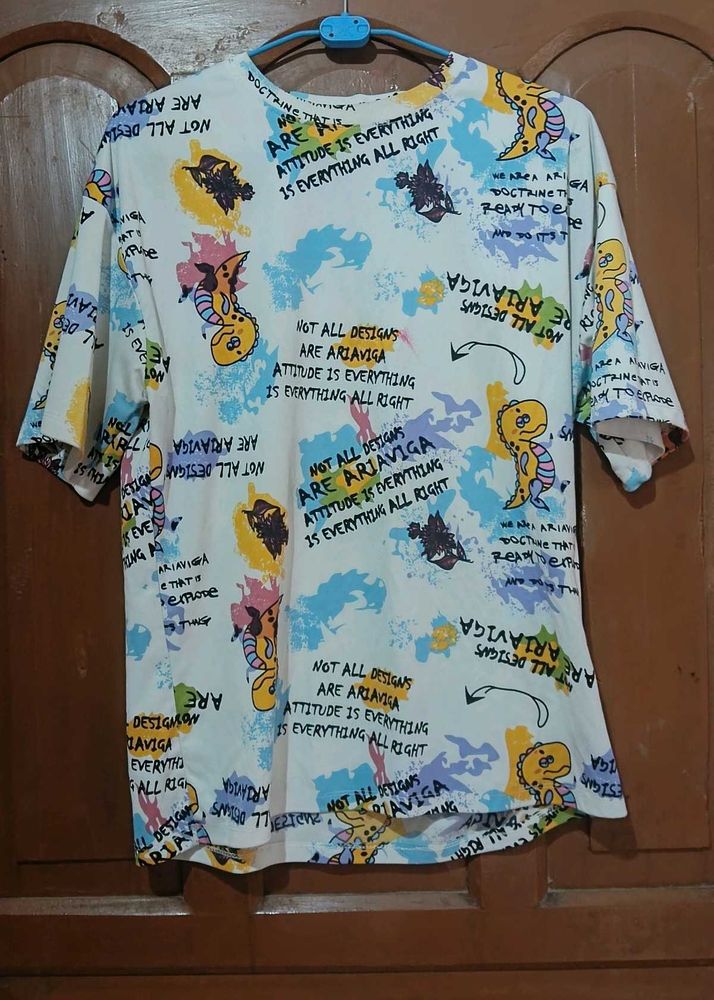 Graphic Print Oversized T-Shirt