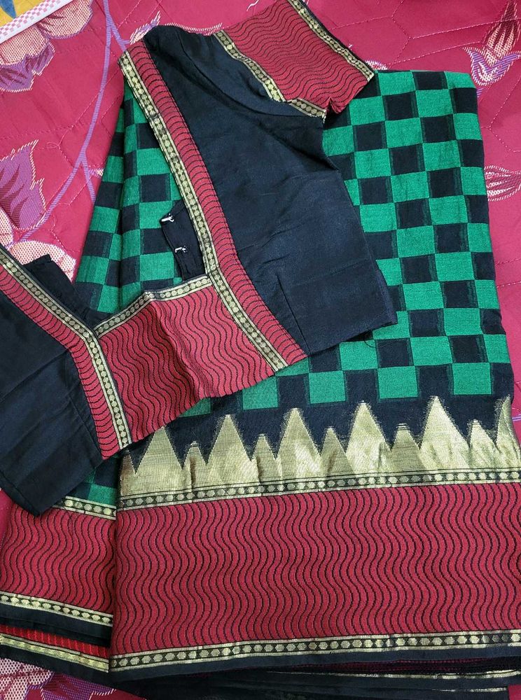 Chanderi Fancy Saree