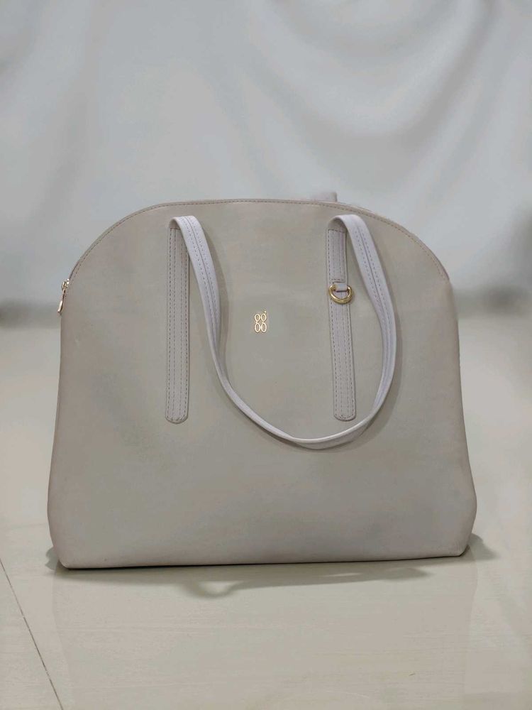 Stylish Light Grey Tote Bag