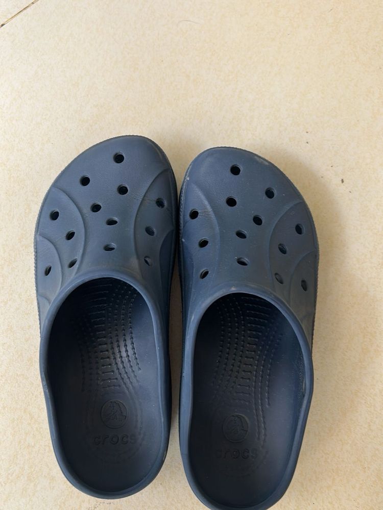 Navy Blue Crocs Clogs