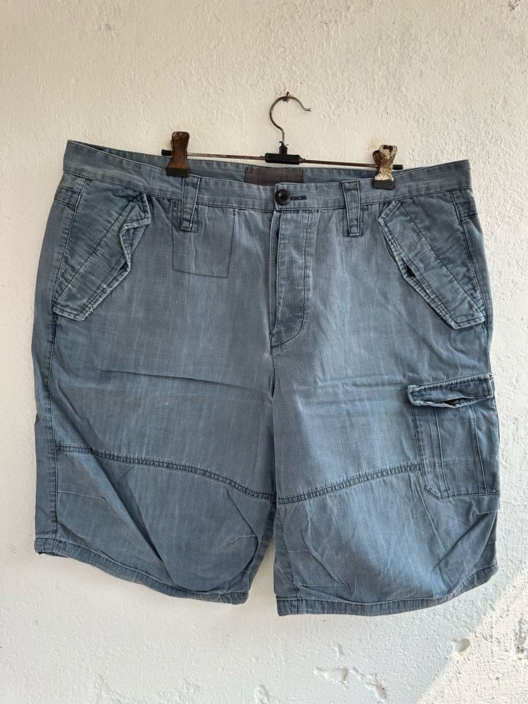 Stylish Blue Cargo Shorts for Men