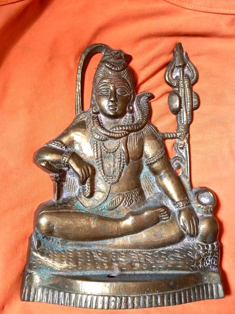 Vintage Shiva idol Brass metal