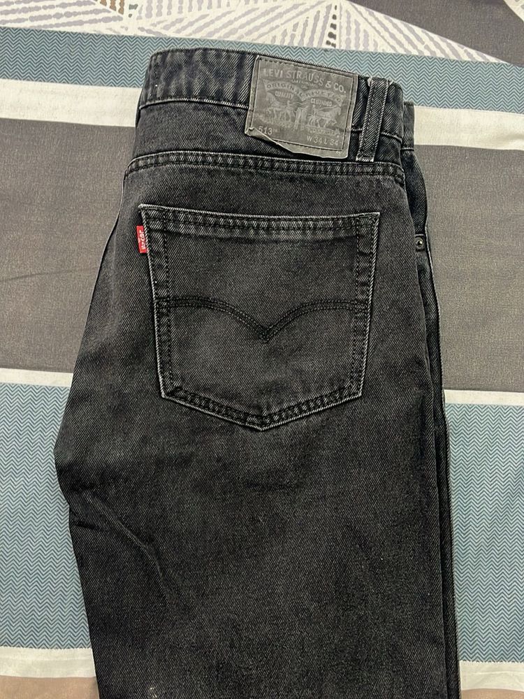 classic levis black denim jean
