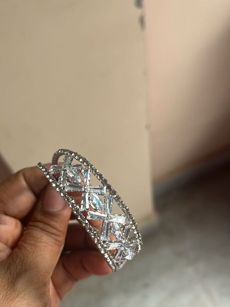 Sparkling Crystal Cuff Bracelet