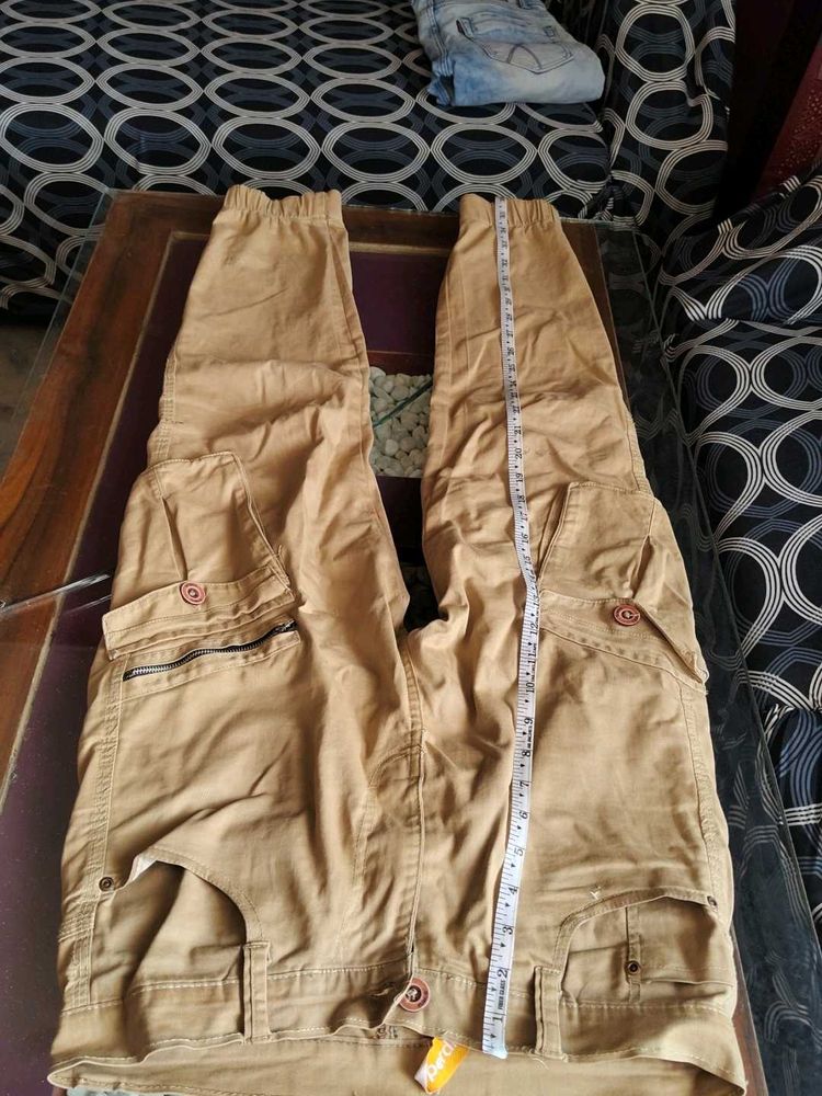 Men's Tan Cargo Pants