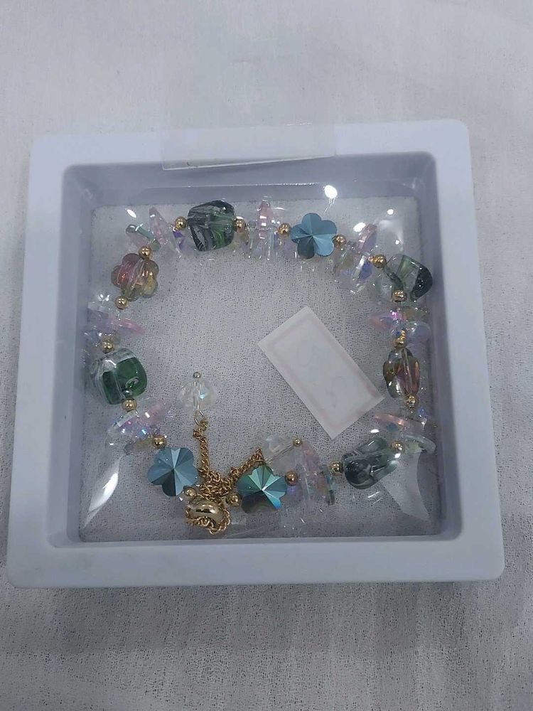 Floral Crystal Bracelet