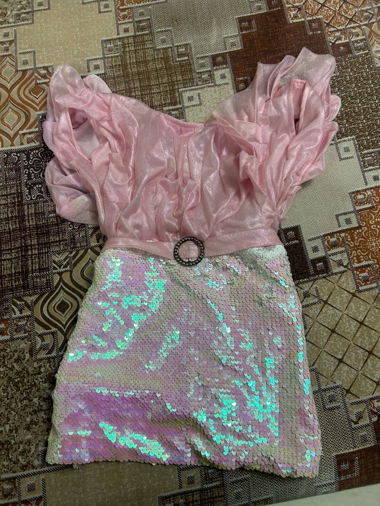 Sparkly Sequin Mini Dress