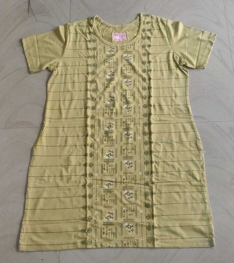 Cute Green T-Shirt Dress